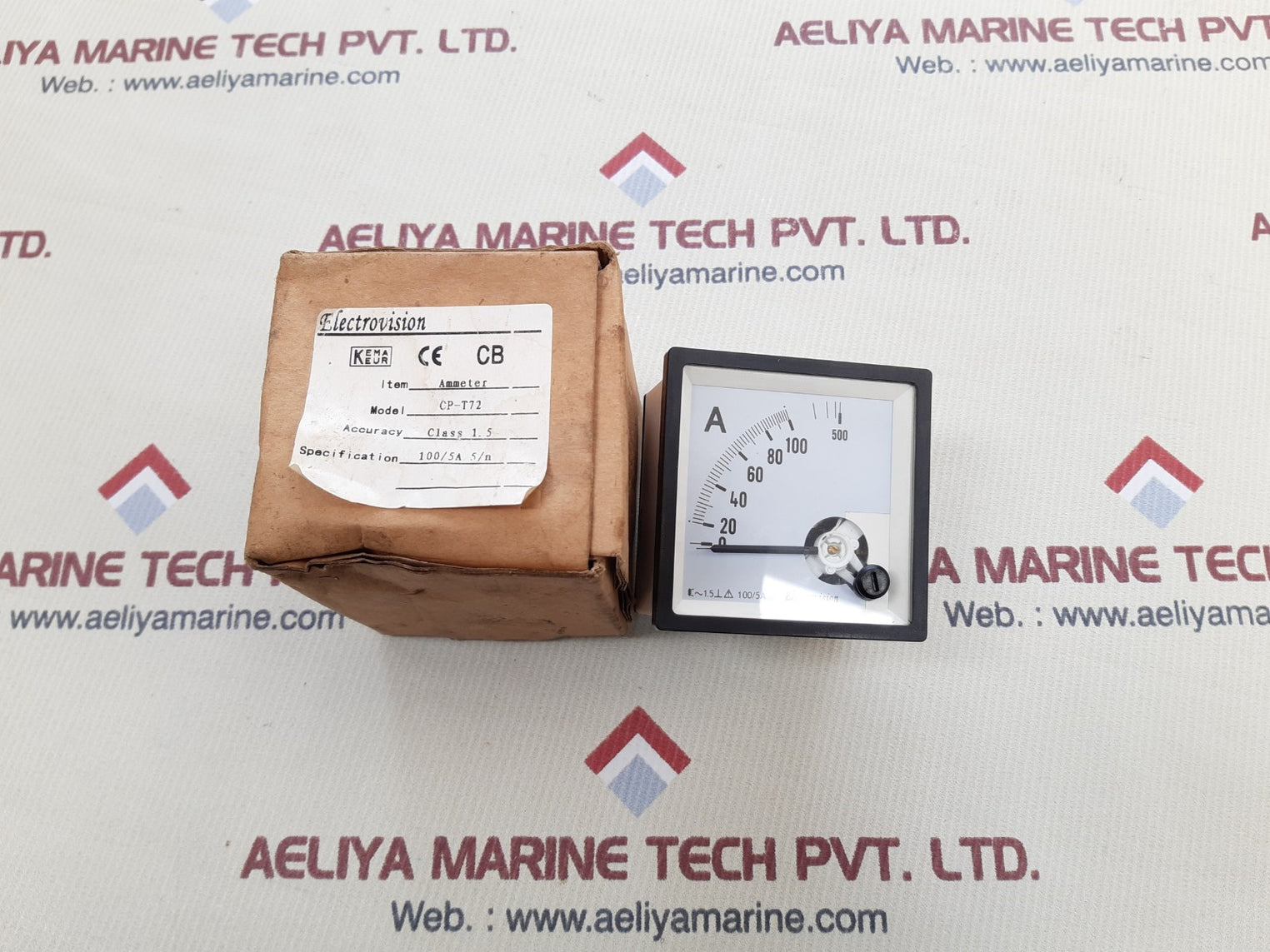 Electrovision cp-t72 ammeter meter