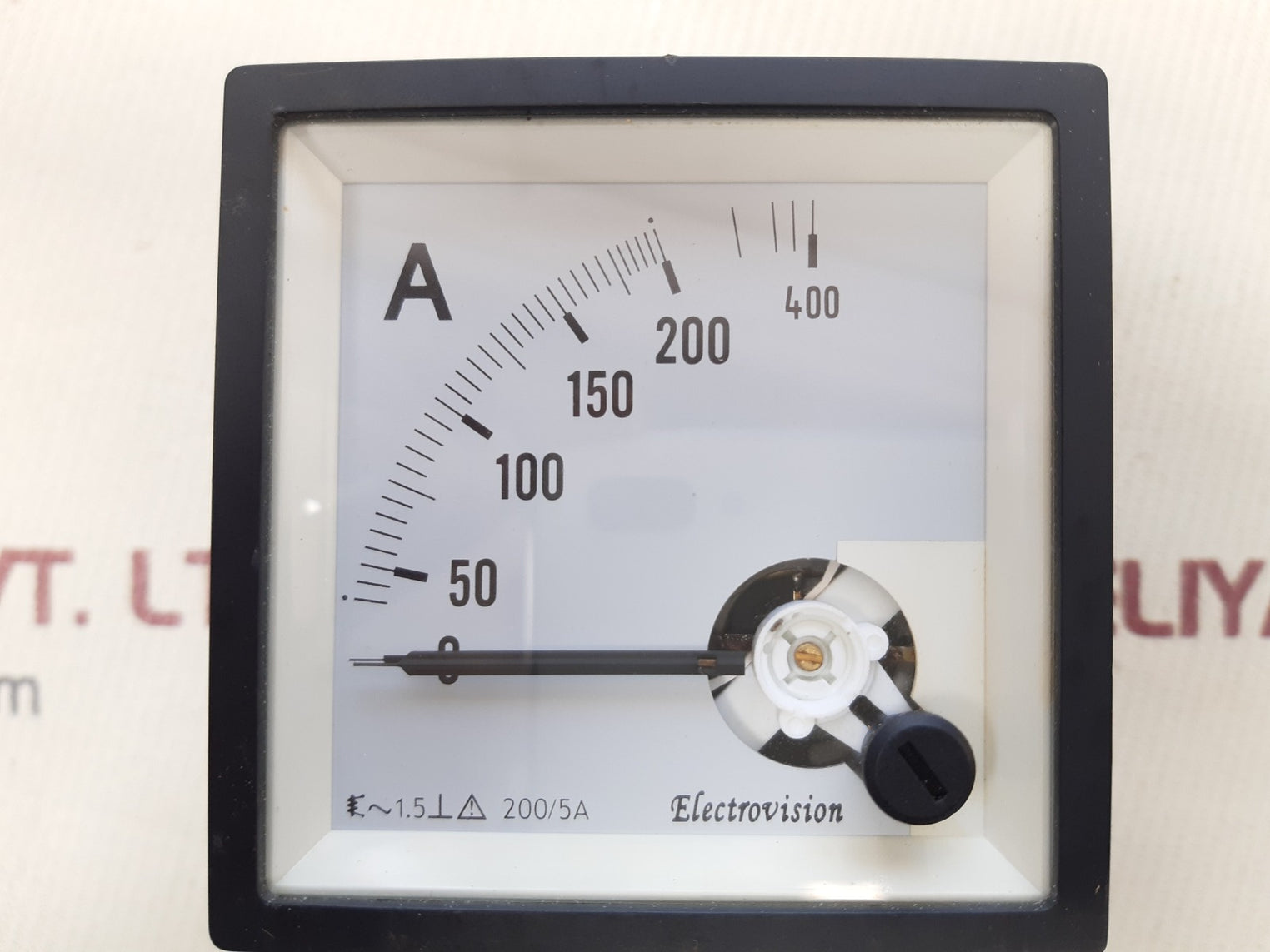 Electrovision cp-t72 ammeter meter 0-200-400