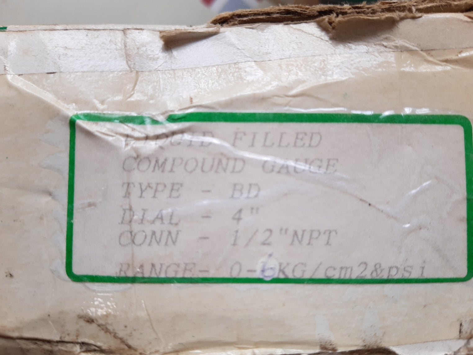 Birch type-bd compound gauge