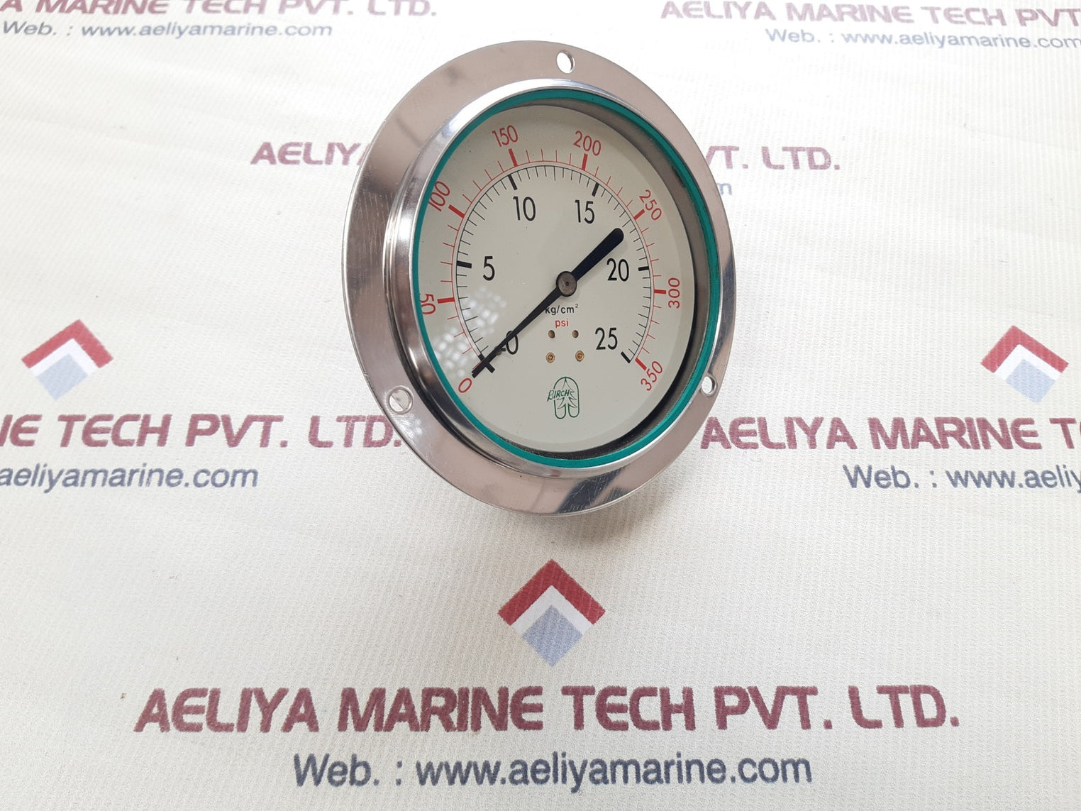 Birch 0-25 kg/cm2,0-350 psi compound gauge