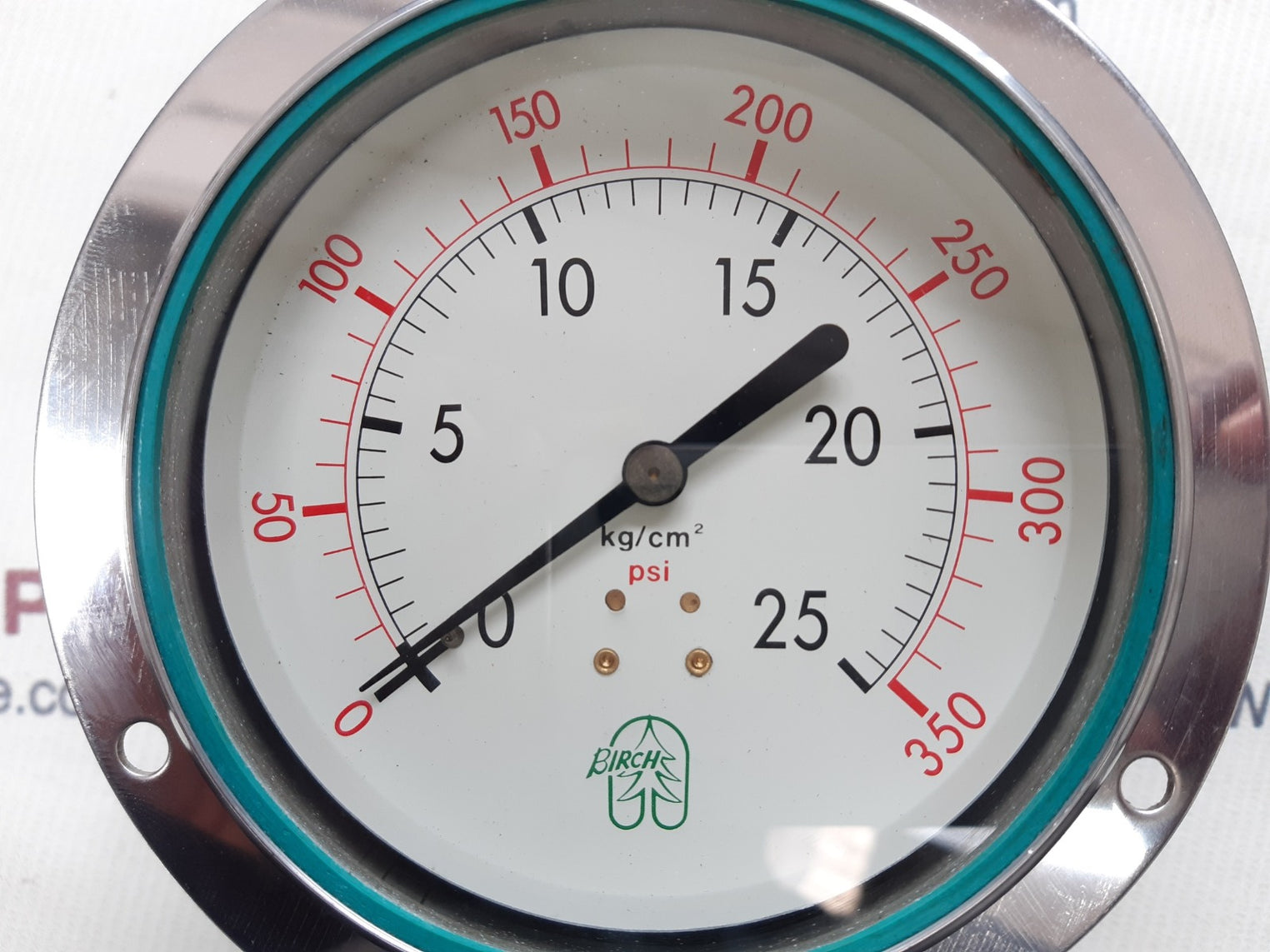 Birch 0-25 kg/cm2,0-350 psi compound gauge