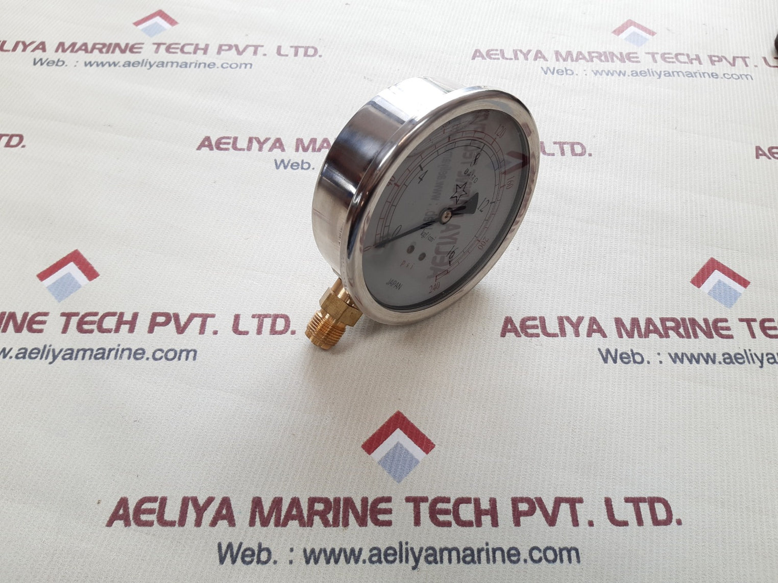 Daito pressure gauge 0-16 kgf/cm2,0-240 psi