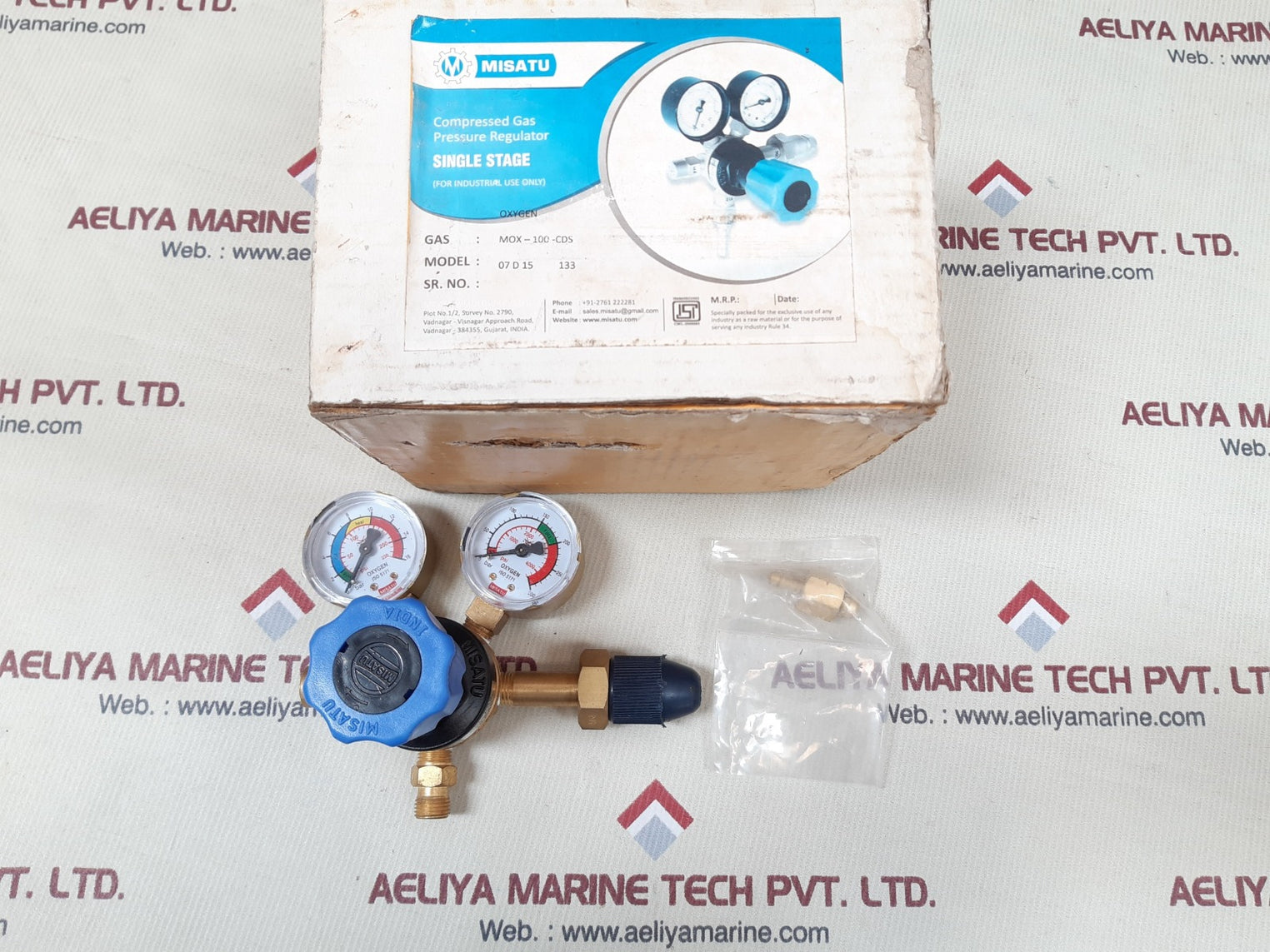 Misatu mox-100-cds compressed gas pressure regulator