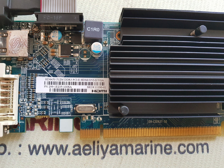 Sapphire radeon hd6450 512m hdmi/dvi-d/vga graphic card