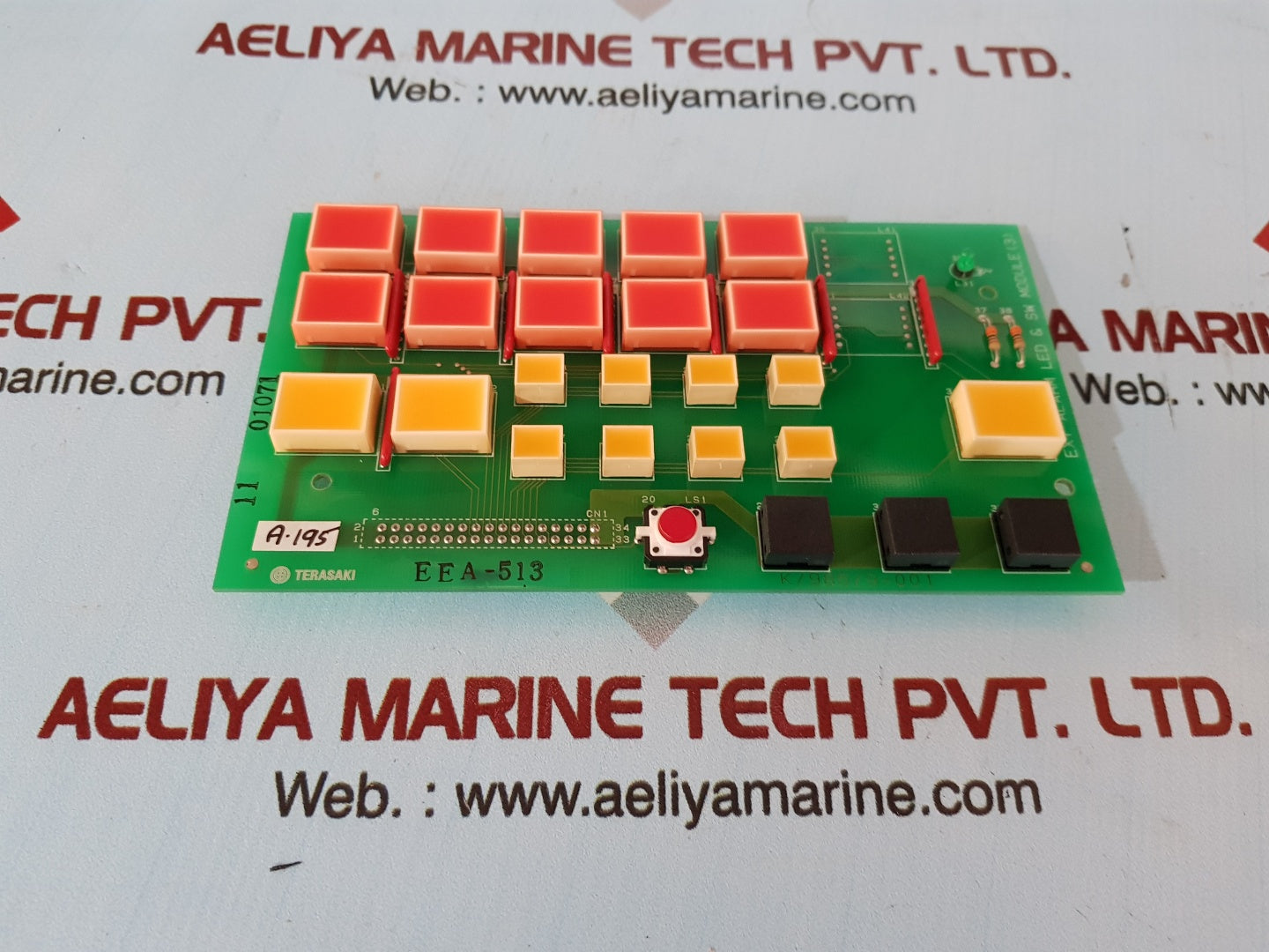 Terasaki eea-513 k/985/9-001 ext alarm led & sw module