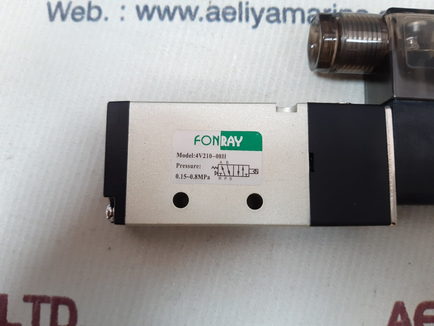 Fonray 4v210-08h dc24v pneumatic solenoid valve