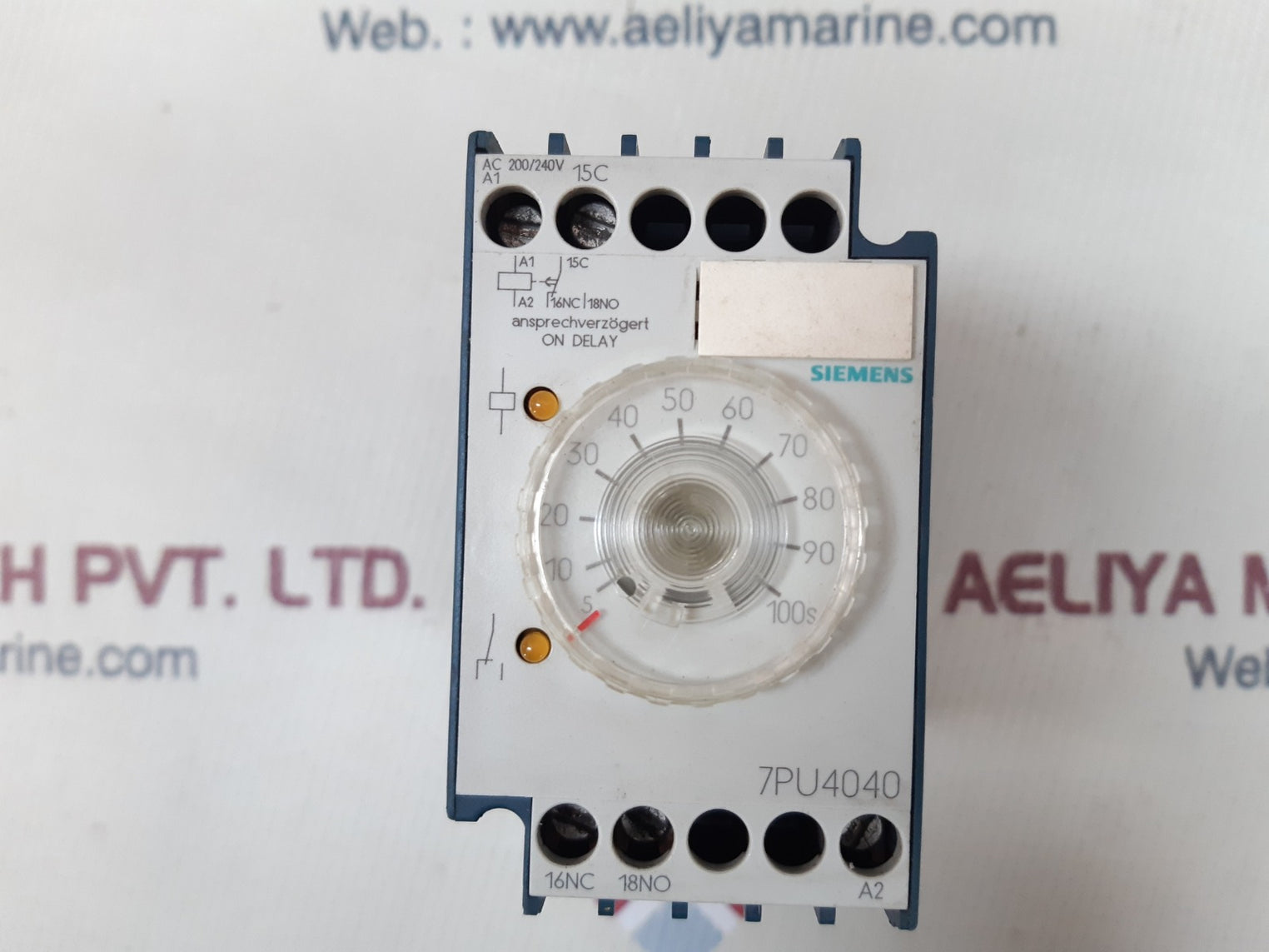 Siemens 7pu4040-3an20 on delay timer