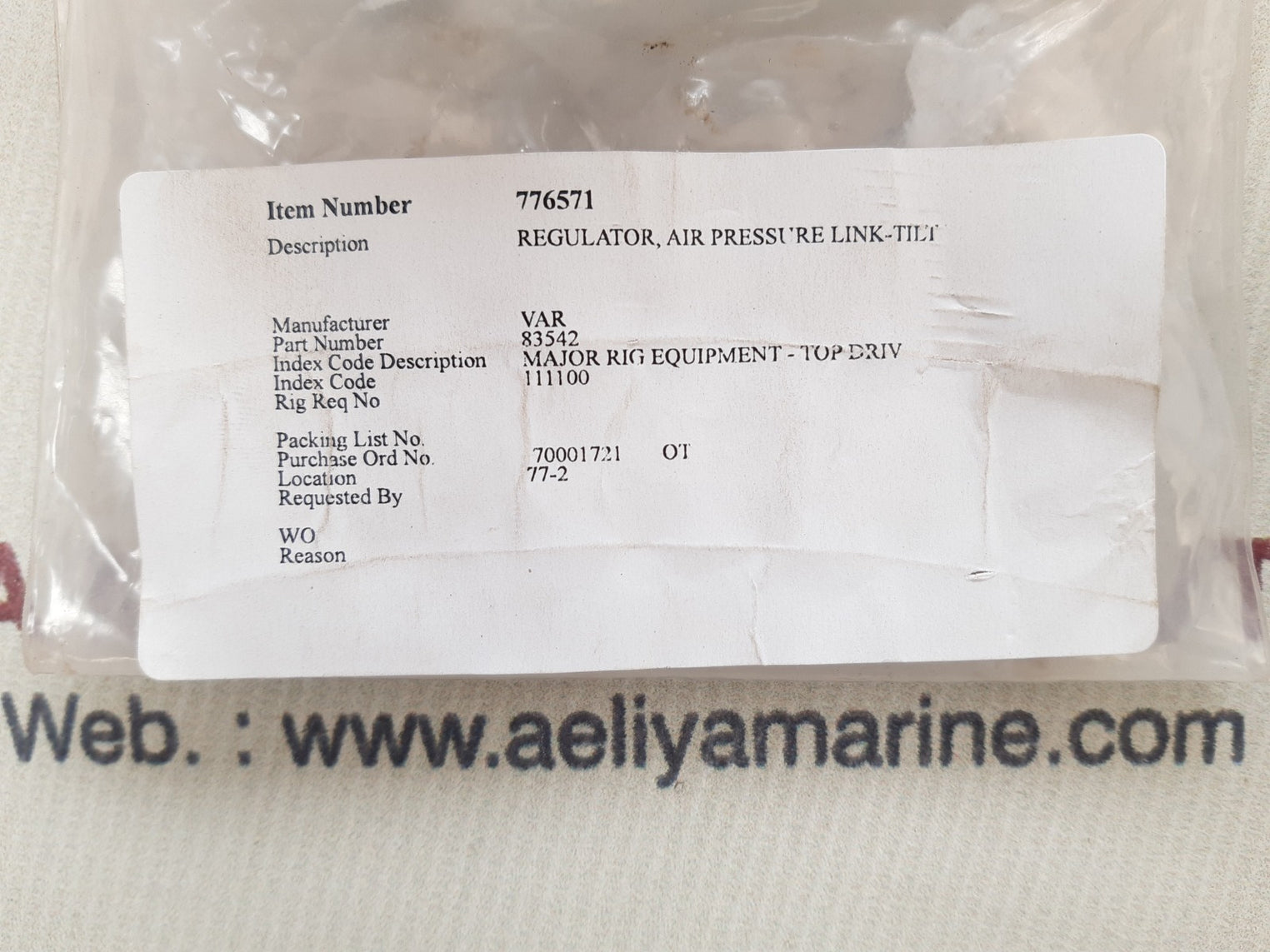 Arrow r354 125 regulator 300 psig