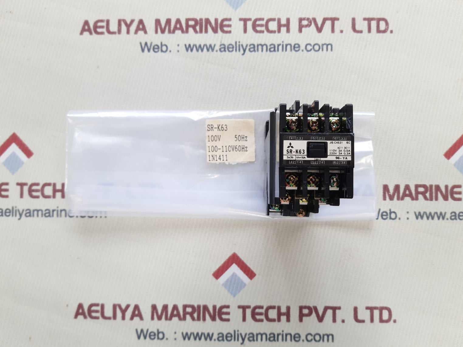 Mitsubishi Sr-k63 contactor relay 100-110v 50/60hz