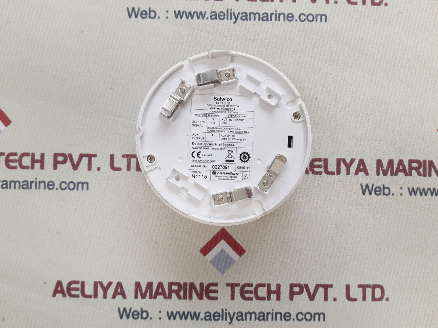 Salwico dos3 optical smoke detector n1115