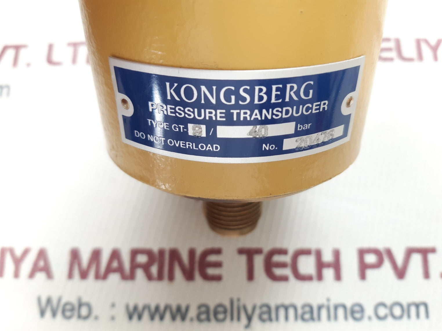 Kongsberg gt-9/40bar pressure transducer