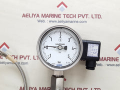 Wika pgt23.100 flange diaphgragm with gauge 990.27