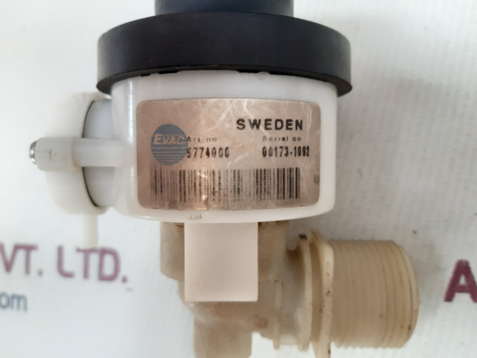 Evac 5774000 water valve