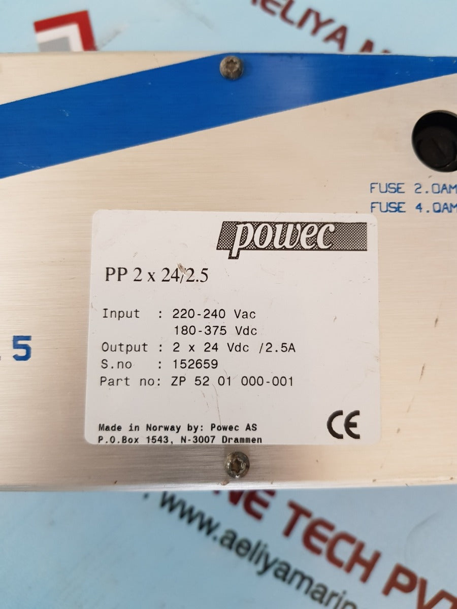 Powec pp 2x24/2.5 zp 52 01 000-001 power supply