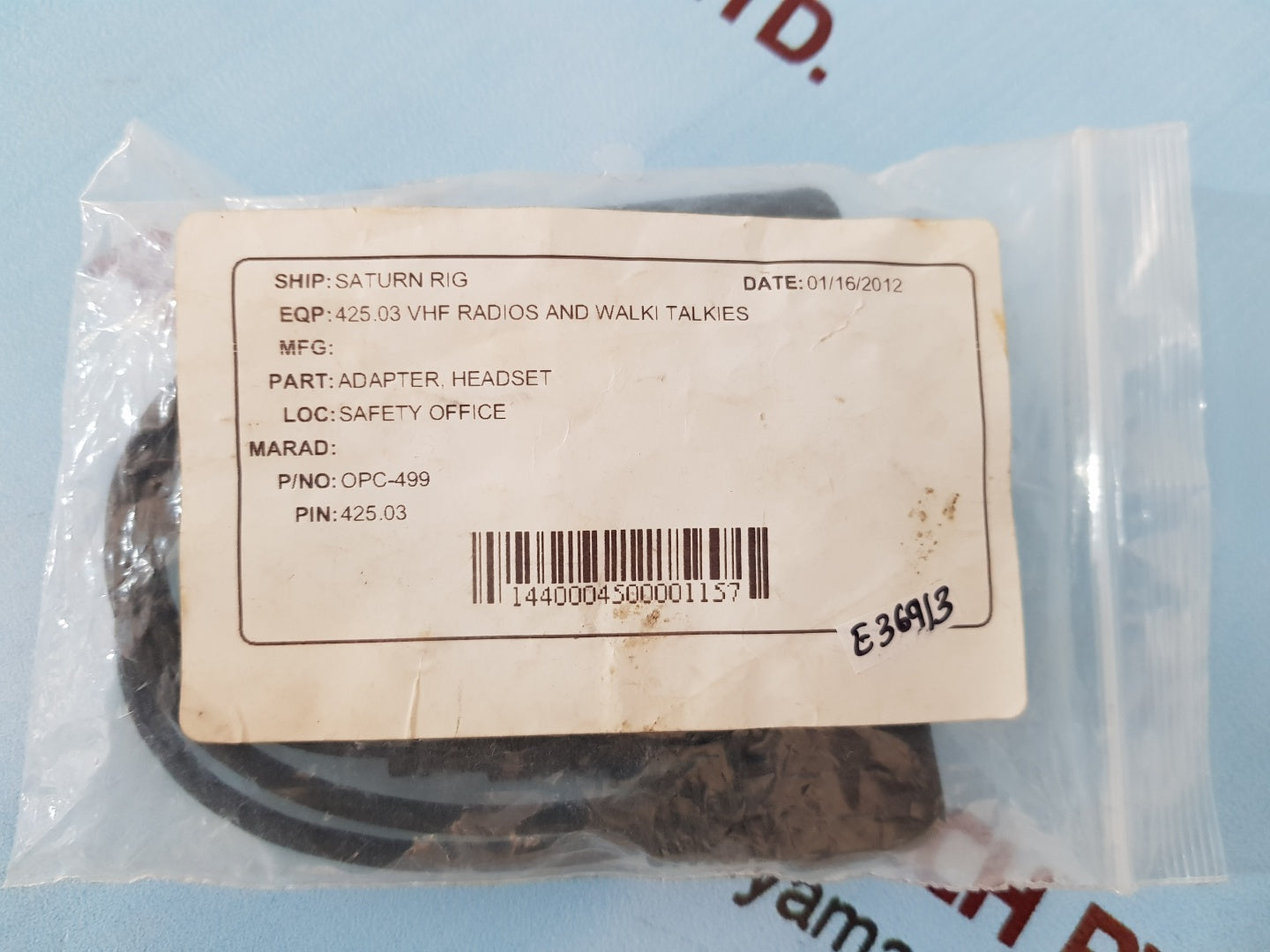 Icom Pa opc499 a22/a3 headset adapter