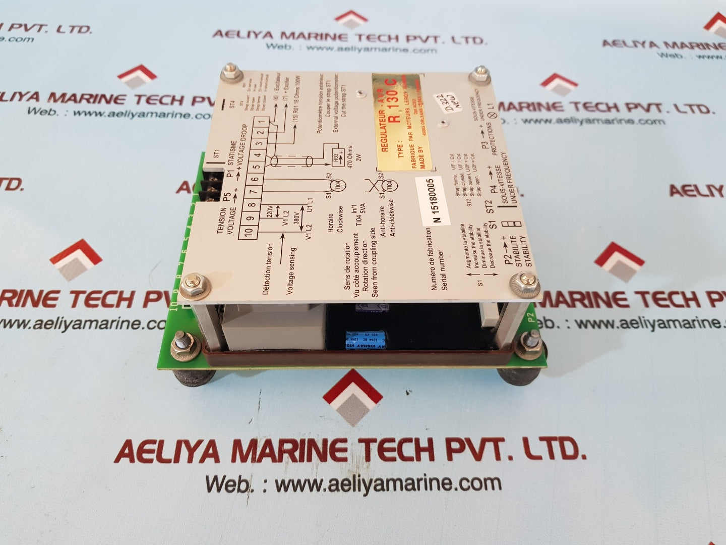 Leroy somer r130c automatic voltage regulator