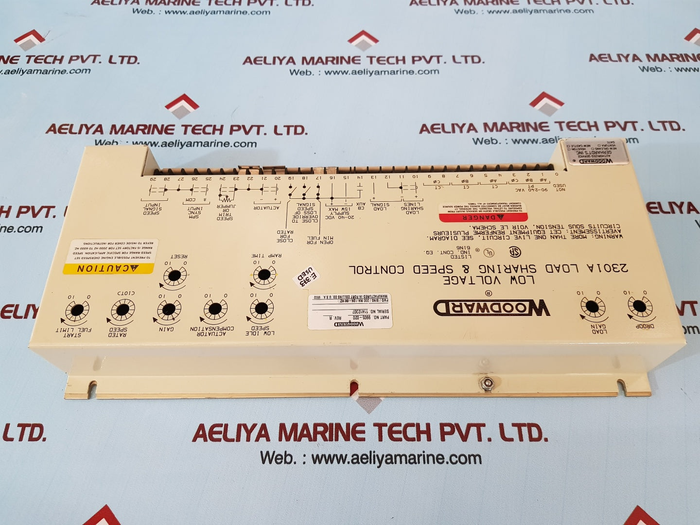 Woodward 9905-020 2301a low voltage load sharing & speed control rev.R