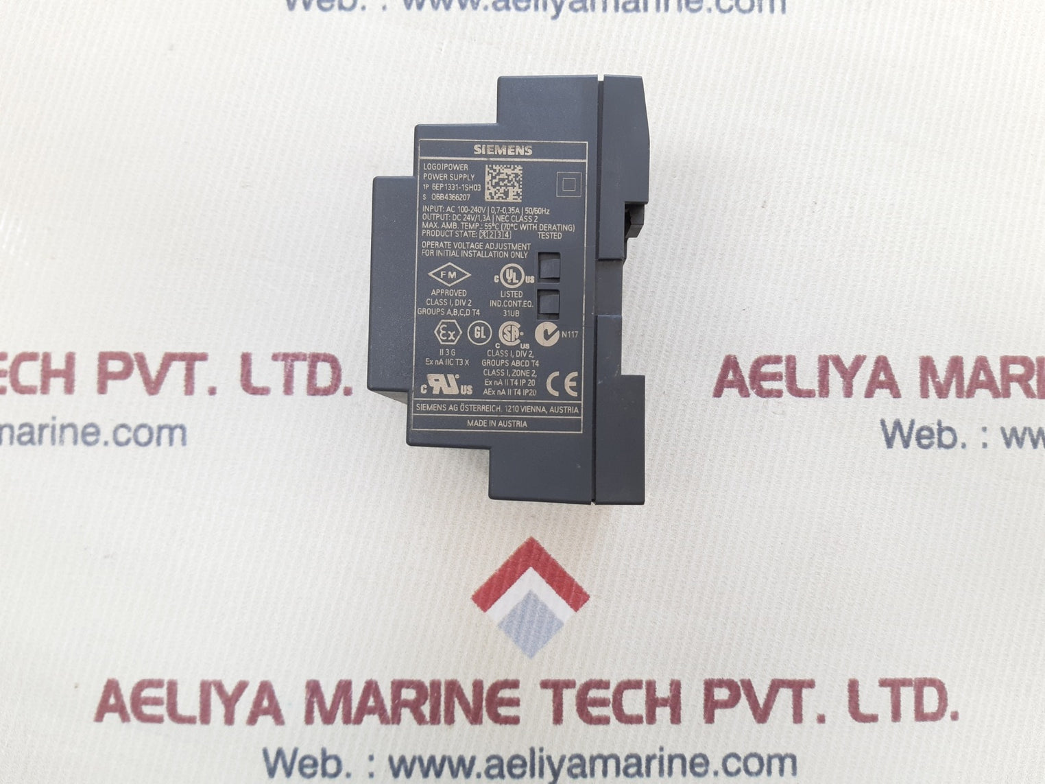 Siemens 6ep 1331-1sh03 logo!power power supply