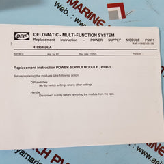 Deif psm-1 delomatic-3 1044220060f power supply module