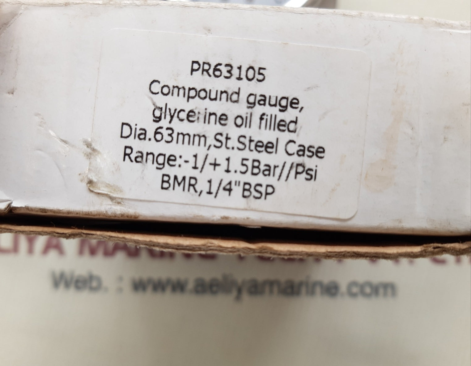 En 837-1 compound gauge cl.1.6 -1 to 1.5 bar, -14.5 to 20 psi