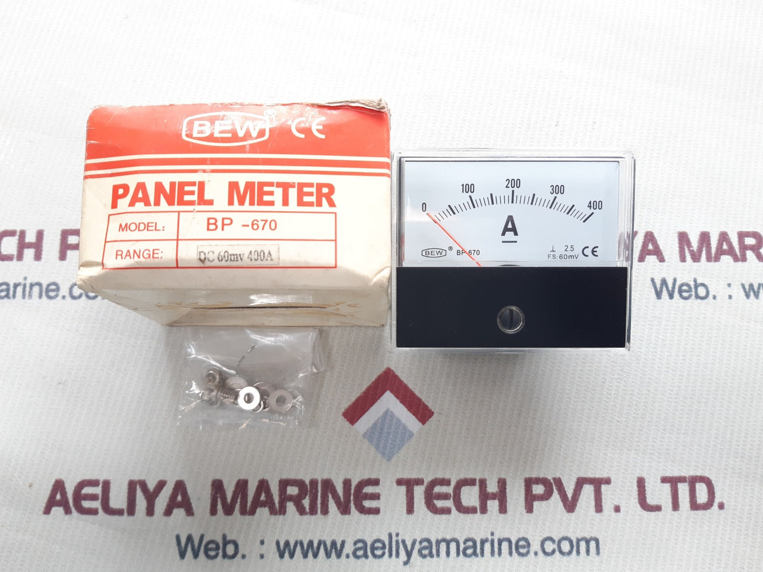 Bew bp-670 panel meter 0-400a