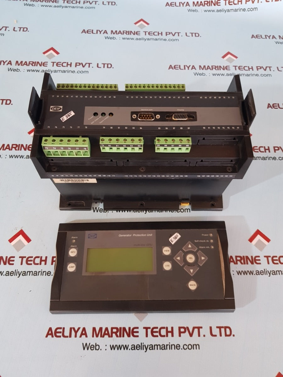 Deif gpu/2/gs generator protection unit