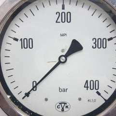 Kl.1,0 gauge 0-400bar