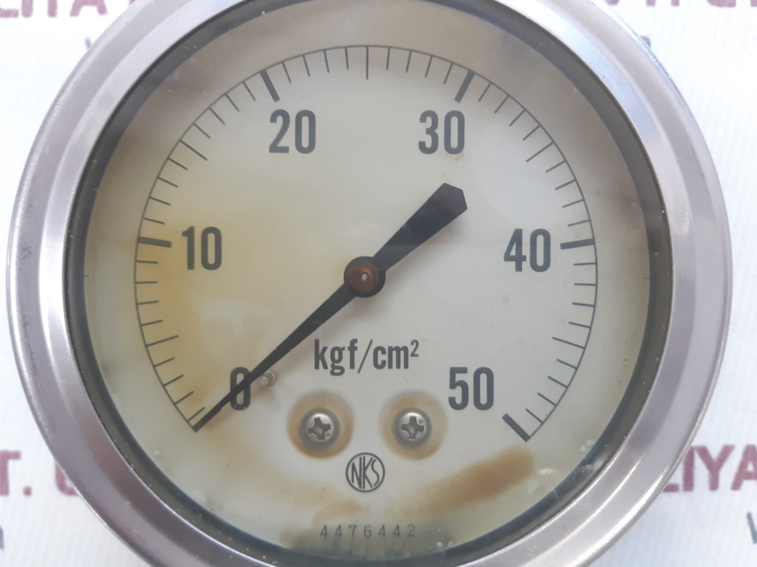 Nks 4476442 pressure gauge 0-50 kgf/cm²