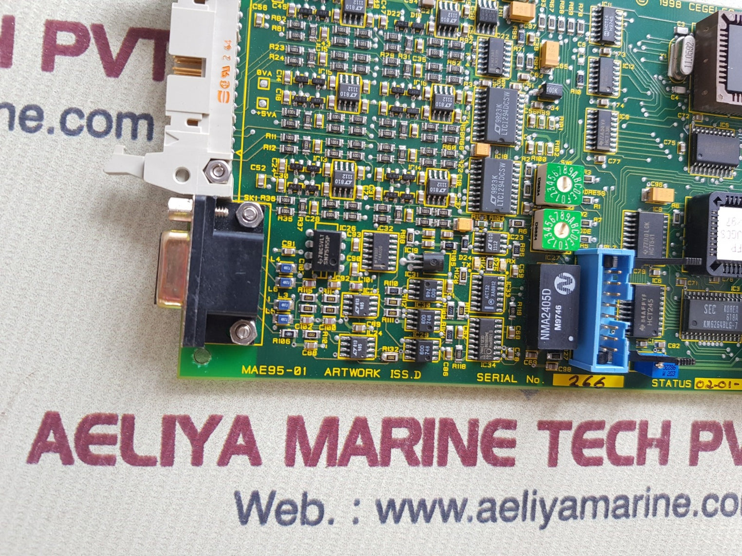 Cegelec mae95-01 pcb card kcl-3-94v-0