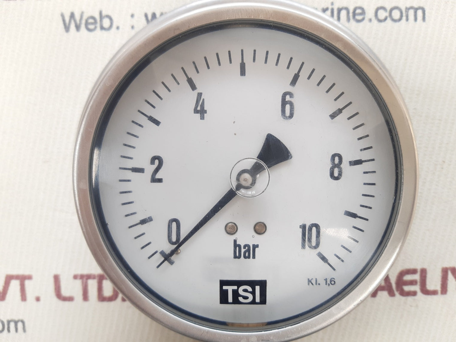Tsi ki.1,6 pressure gauge 0-10bar