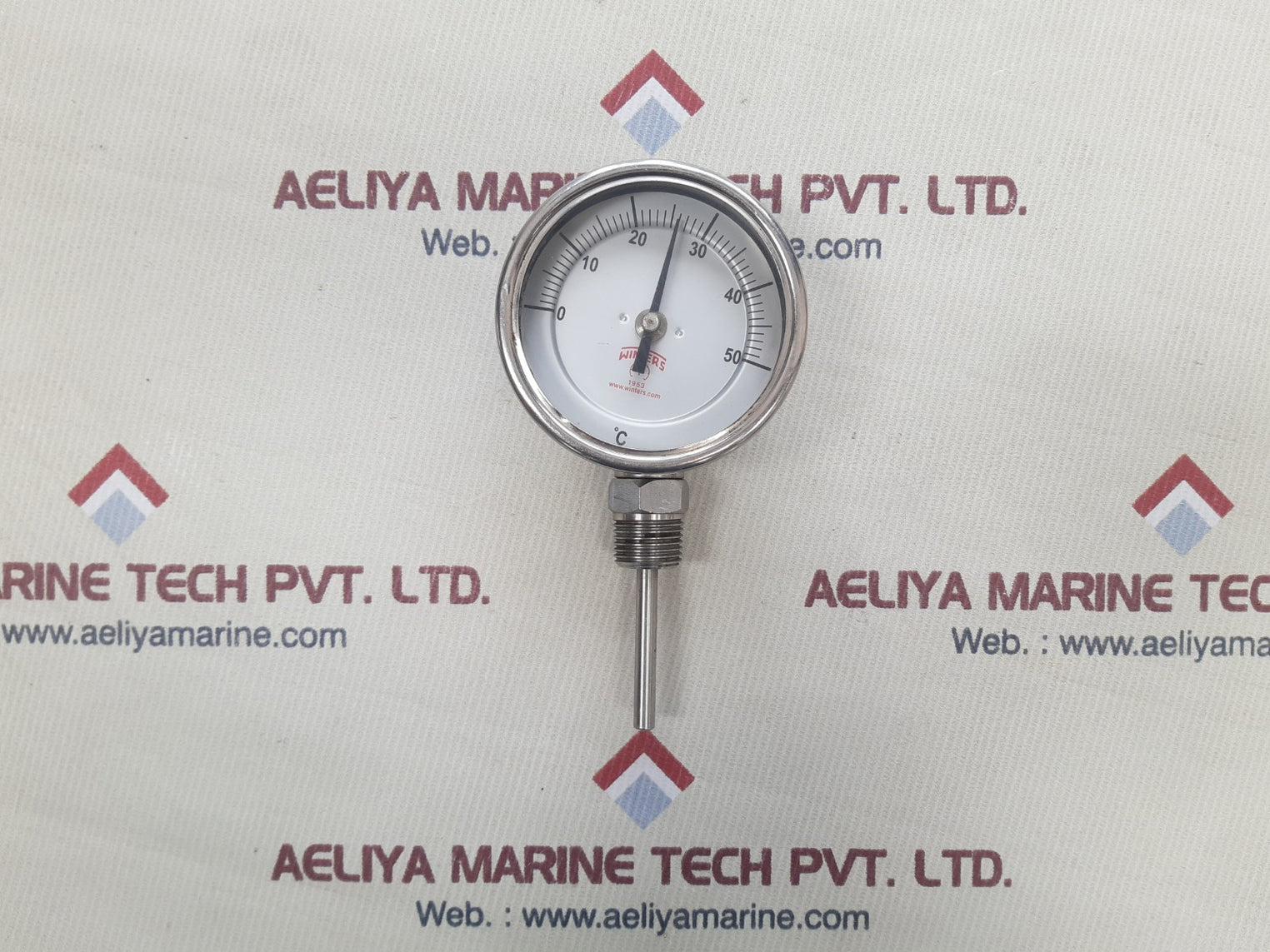 Winters 1953 gauge 0-50'c thermometer