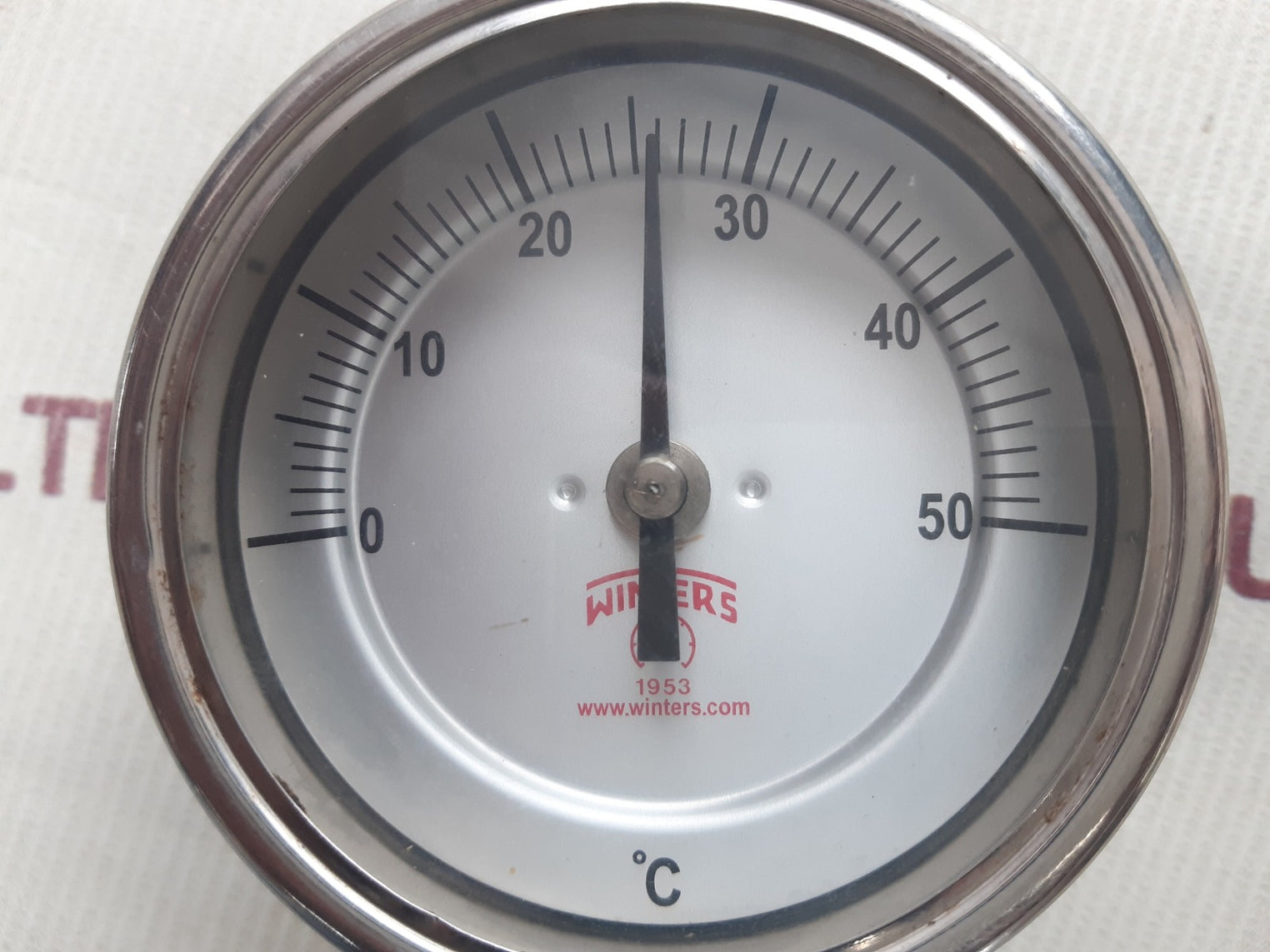 Winters 1953 gauge 0-50'c thermometer