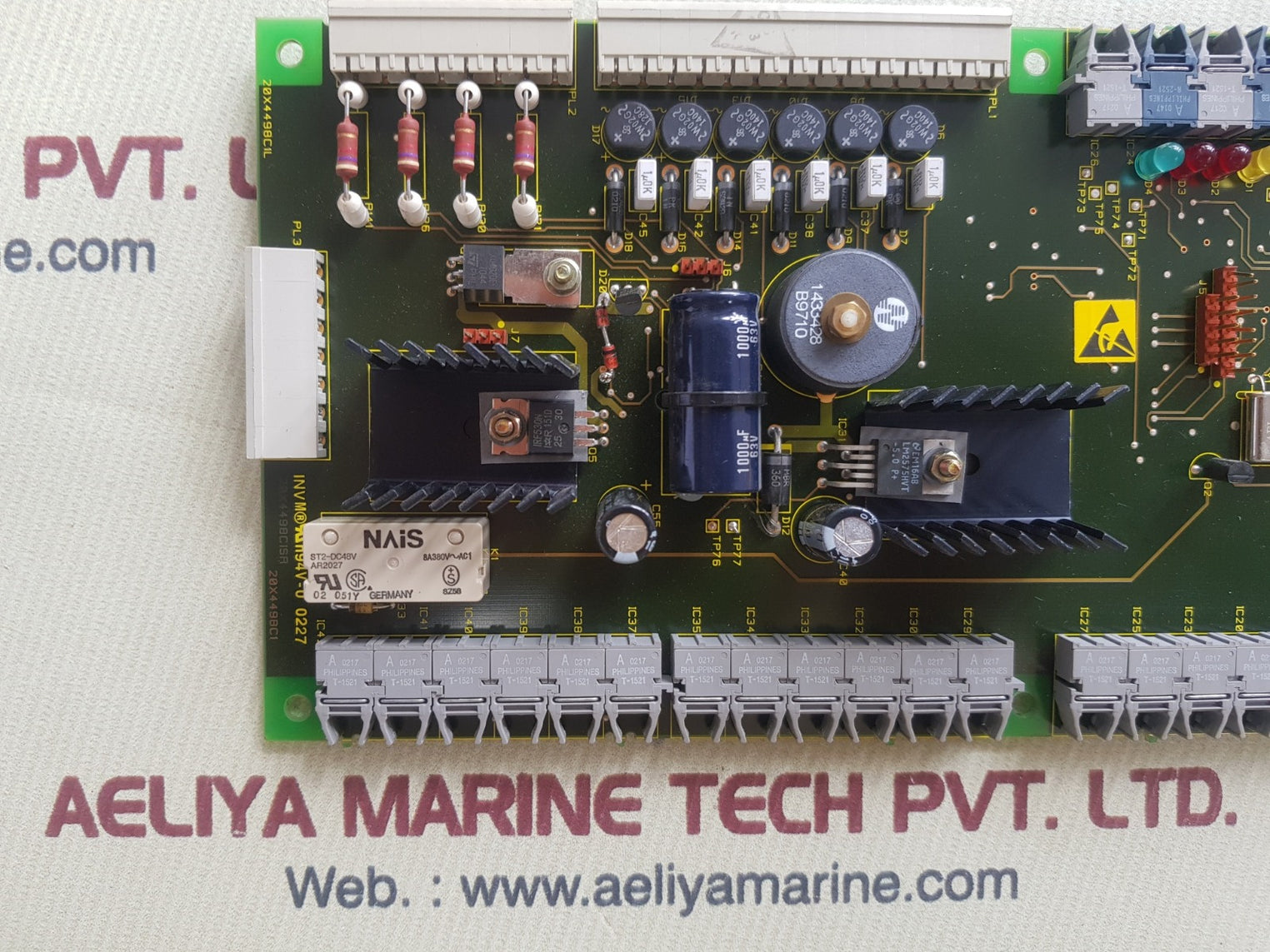 Alstom 20x4498/110c mk20 distribution board