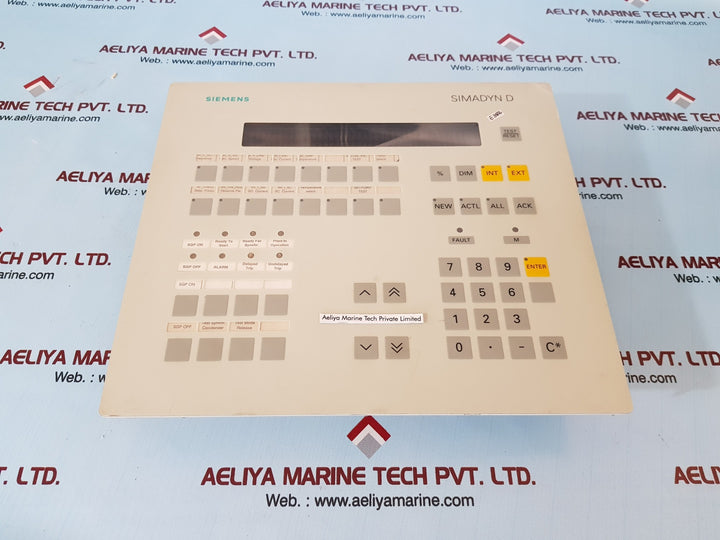 Siemens 6dd 1670-0af0 simadyn d operator panel op1