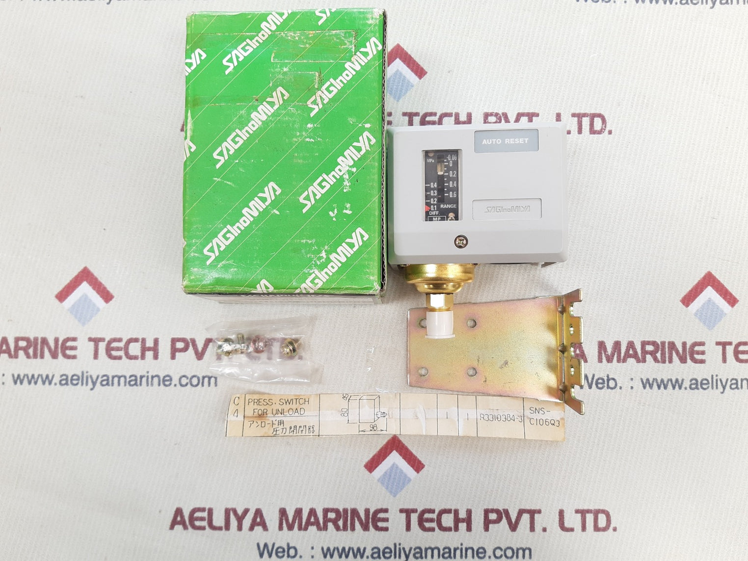 Saginomiya sns-c106q3a pressure switch