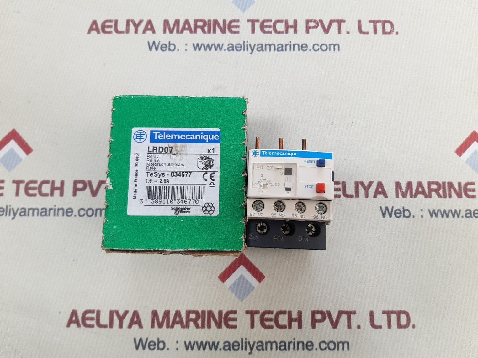 Schneider electric lrd 07 relay 1.6-2.5a
