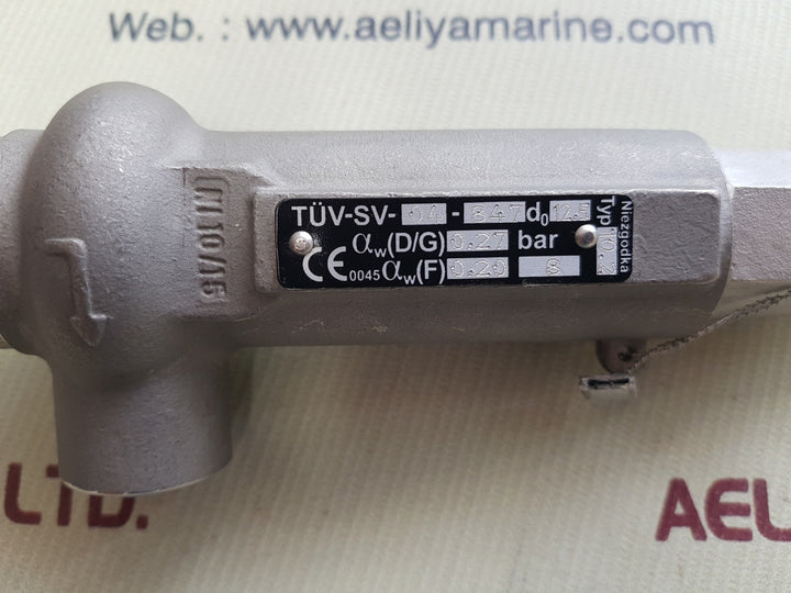 Niezgodka Tuv-sv-04-847 Safety Valve