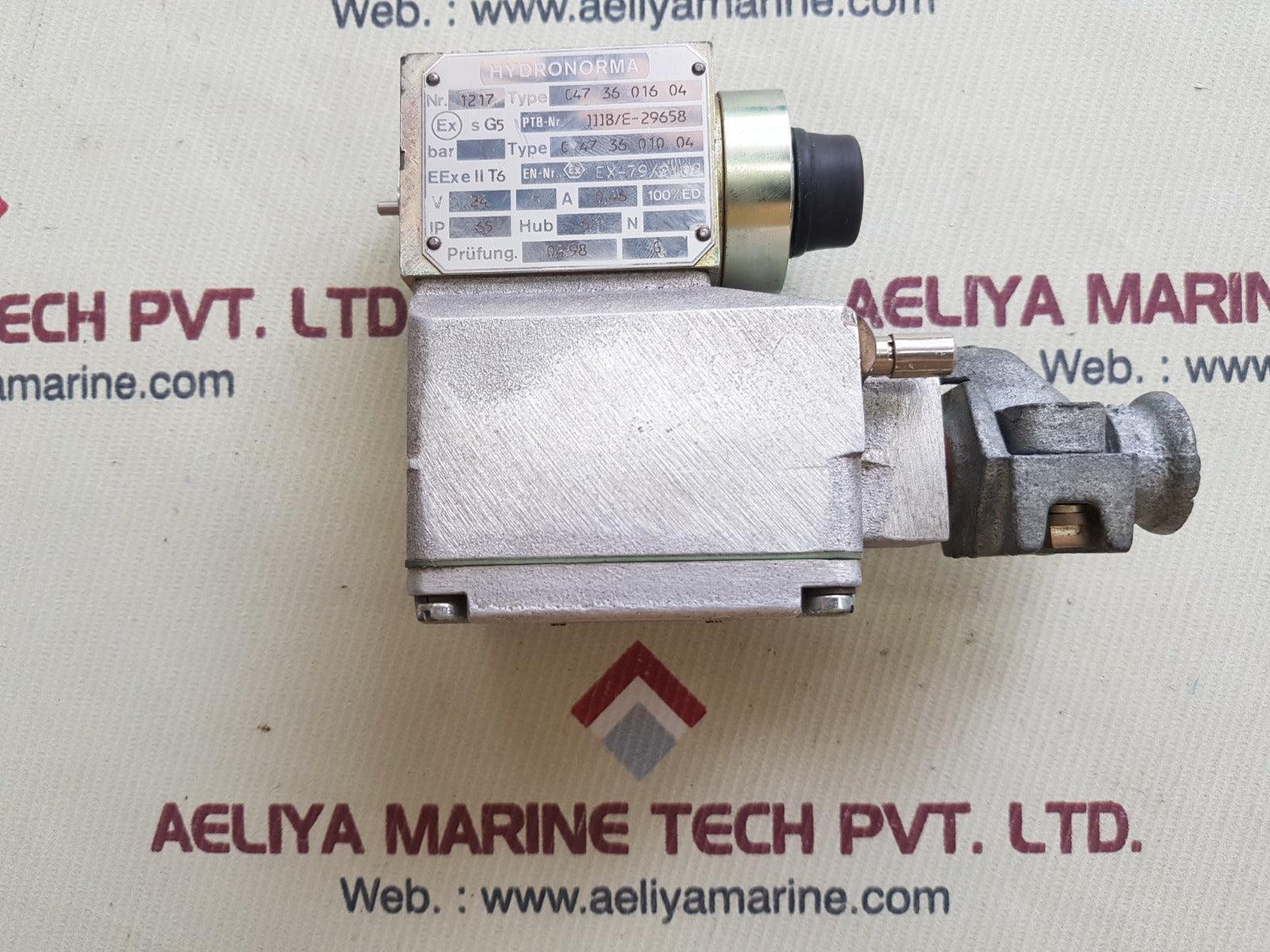 Hydronorma c47 36 016 04 valve