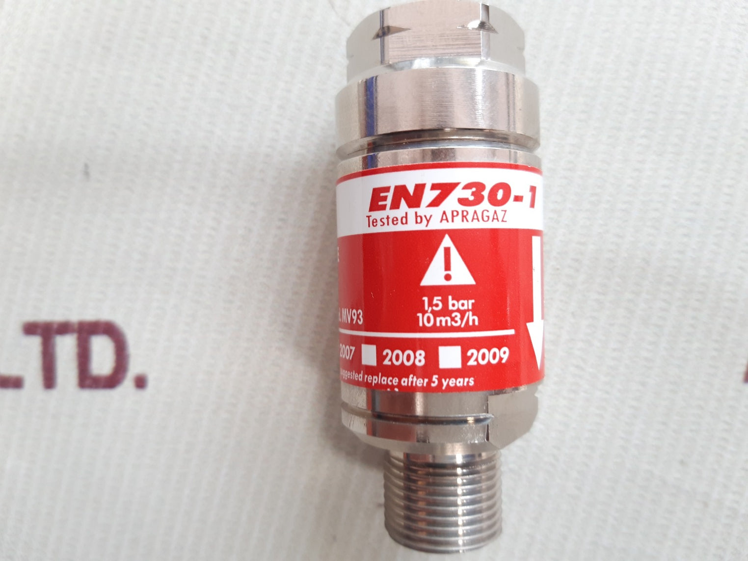 Set of 4x Gce en730-1 flashback arrestor