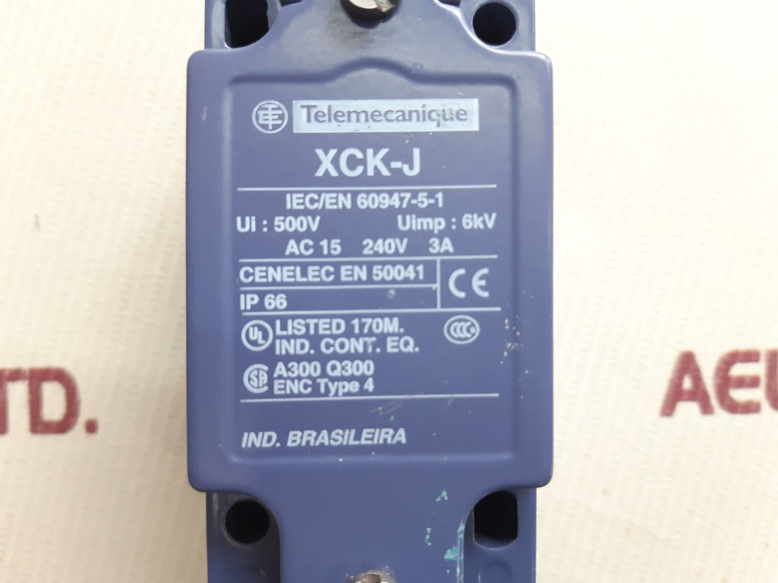 Telemecanique xck-j limit switch