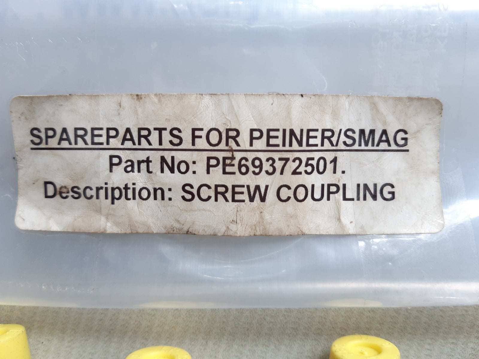 Set of 7x Pe69372501 screw coupling
