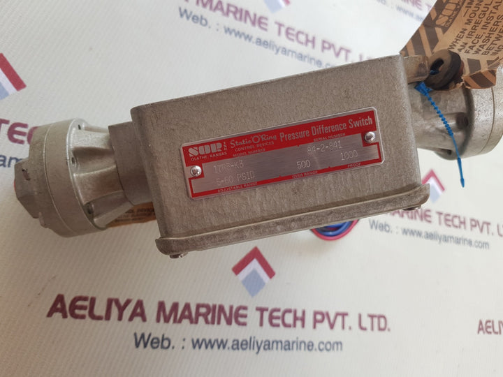 Sor 17r3-k3 pressure difference switch