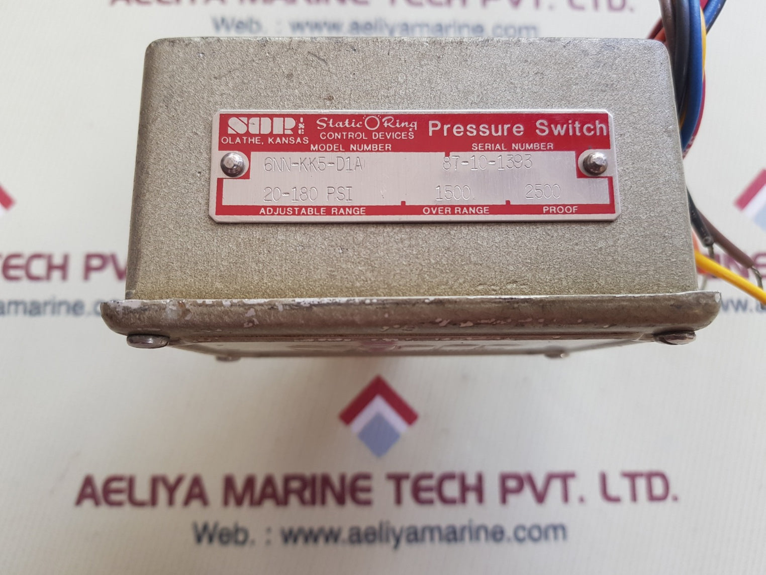 Sor 6nn-kk5-d1a pressure switch