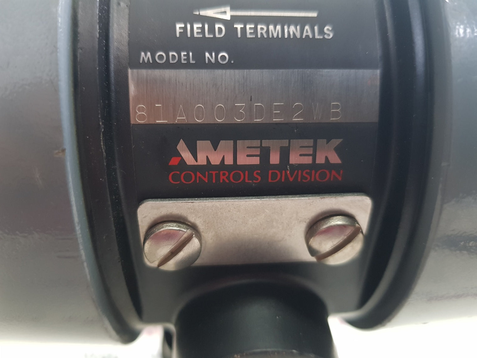 Ametek controls 81a003de2wb