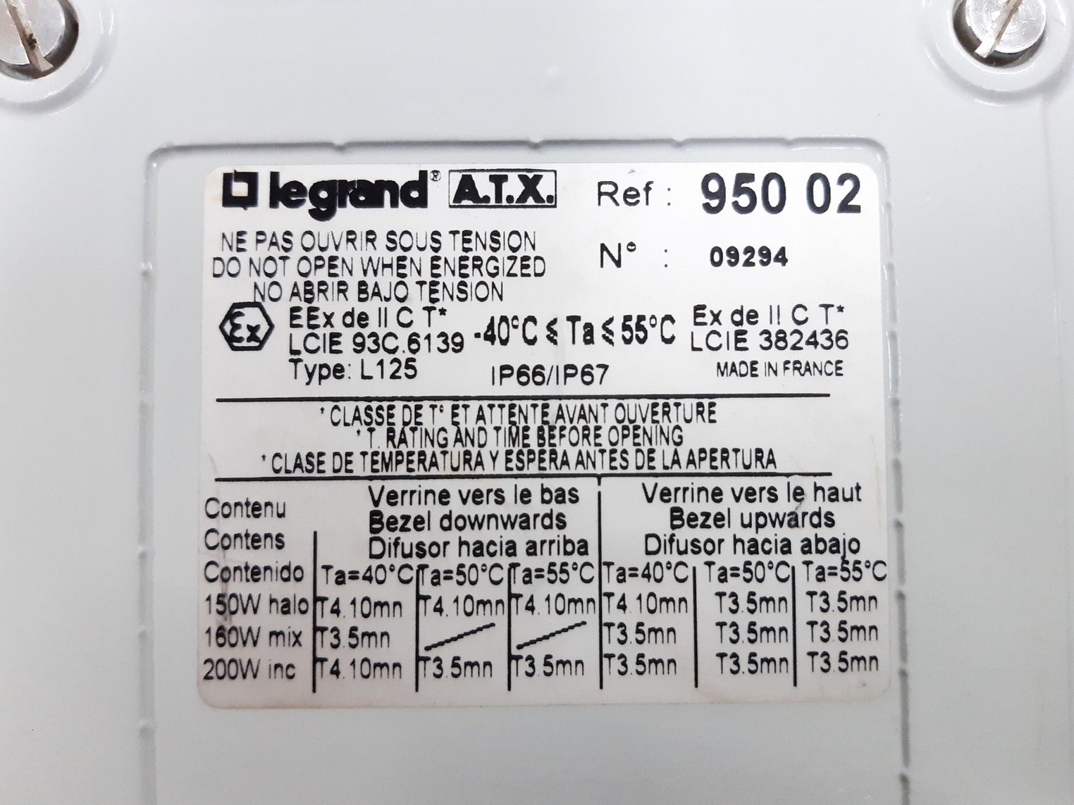 Atx Legrand l125