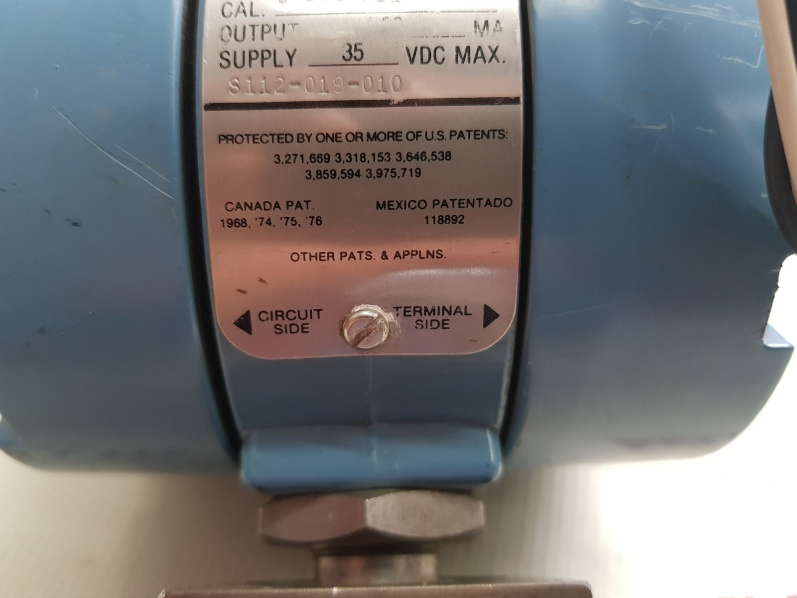 Rosemount 1144 g0600a22 pressure transmitter