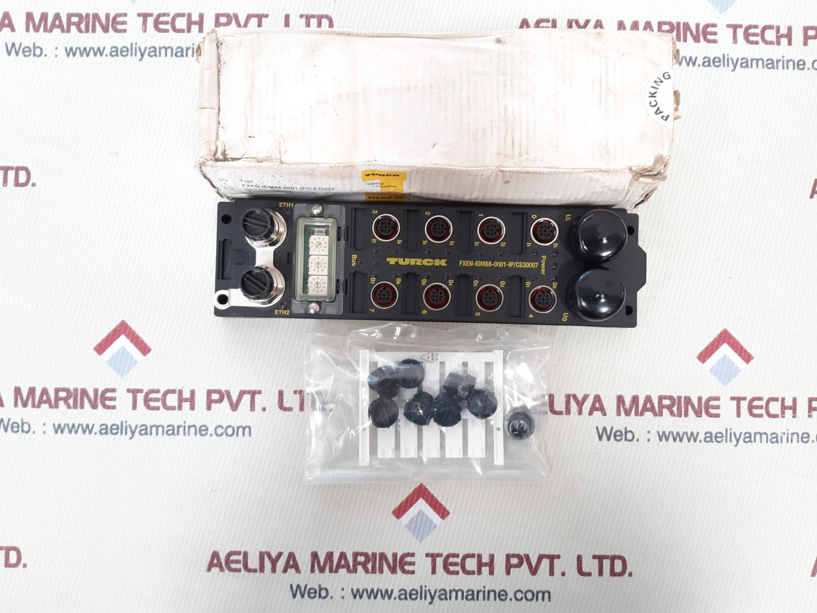 Turck fxen-i0m88-0001-ip/cs30007 ethernet/ip input/output station ...