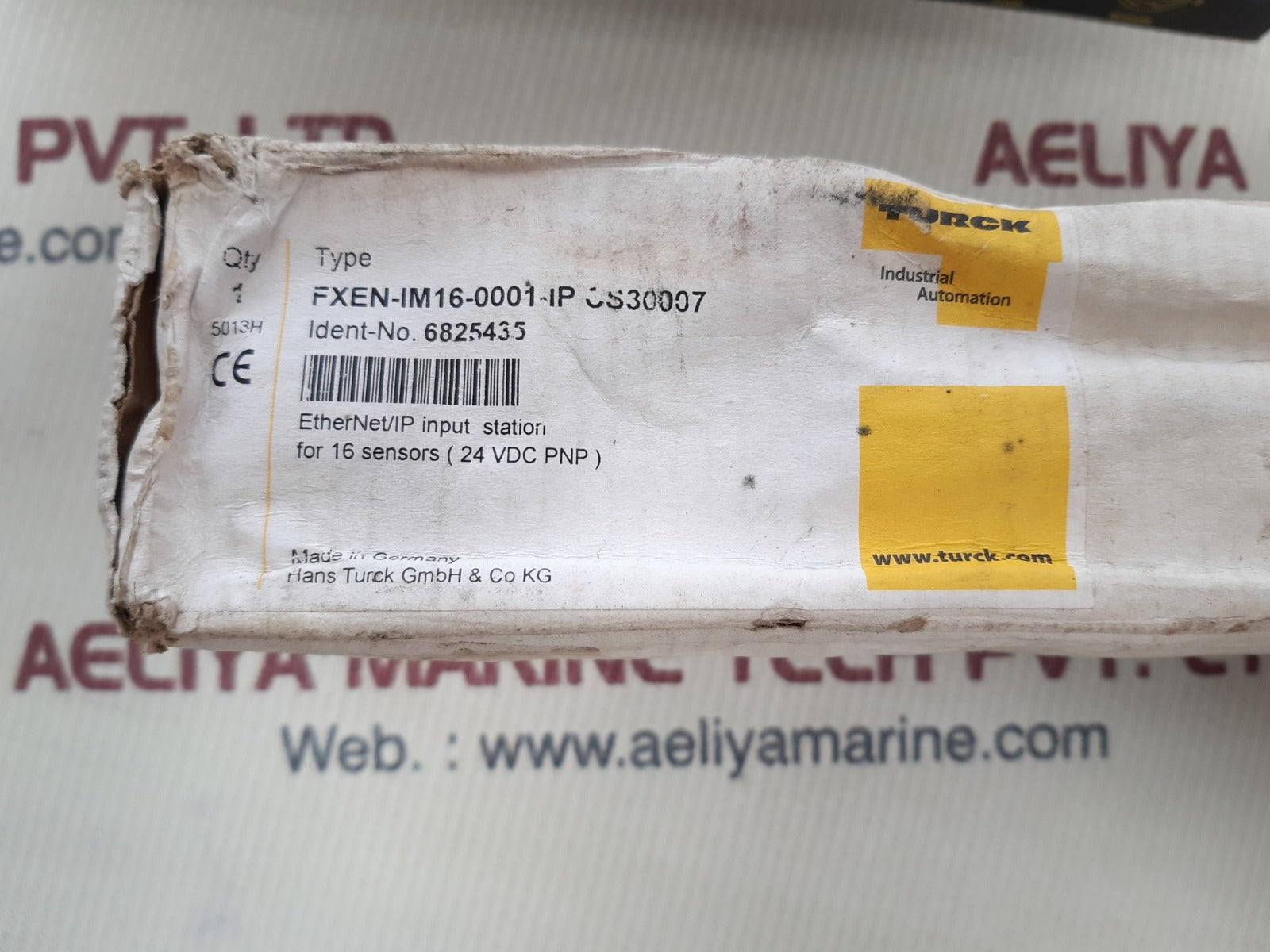 Turck Fxen-im16-0001-ip/Cs30007 Ethernet/Input Output Station Module,16 Sensor