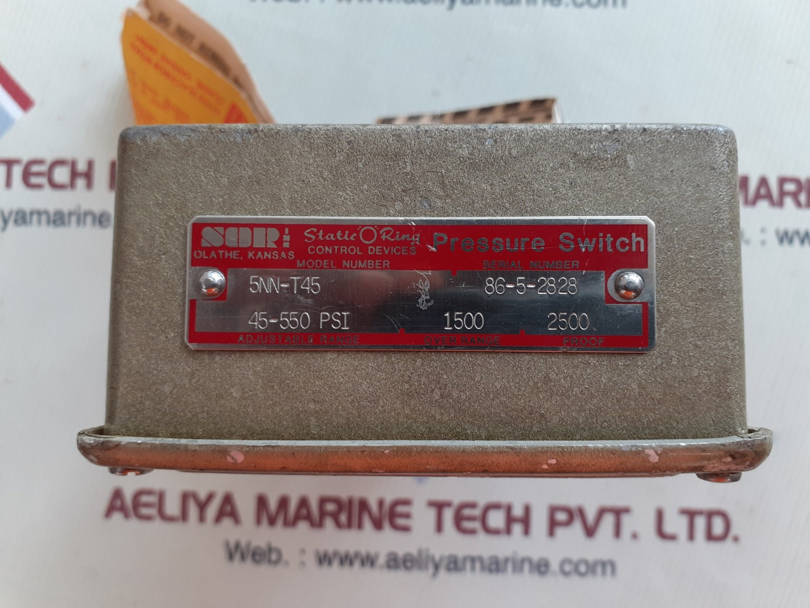 Sor 5nn-t45 pressure switch