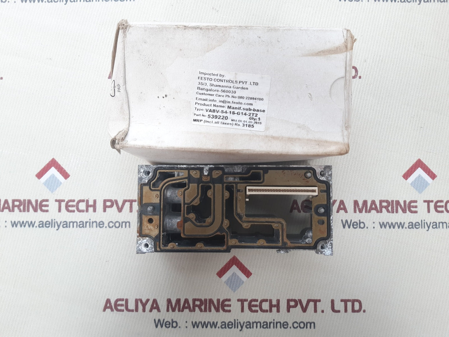 Festo vabv-s4-1s-g14-2t2 manifold sub-base